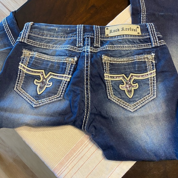 Rock Revival Jaclyn Bootcut Women’s Jeans Size 30L - Picture 2 of 4